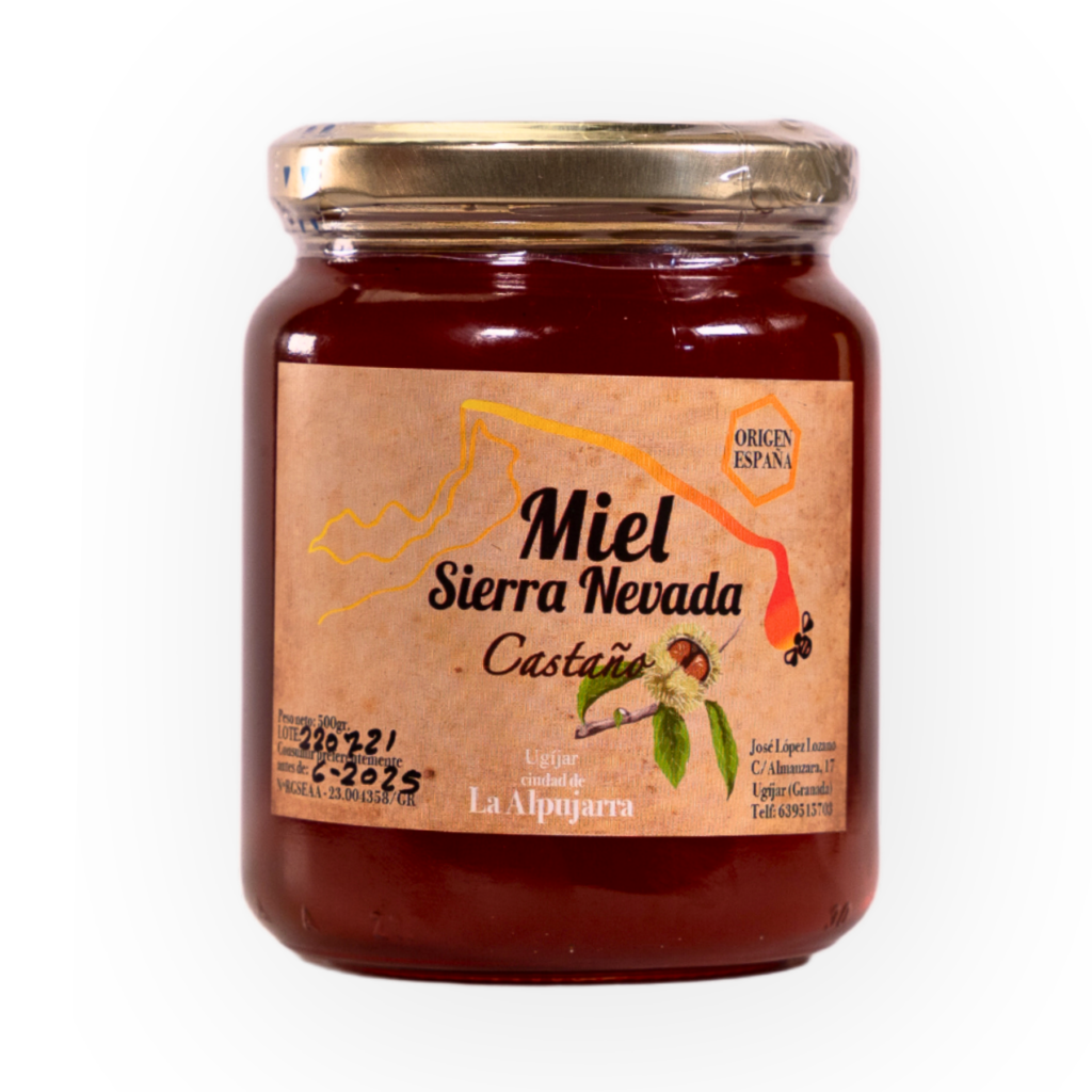 miel castaño 500gr miel sierra nevada